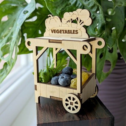 Vegetables Wagon Ornament & Miniature