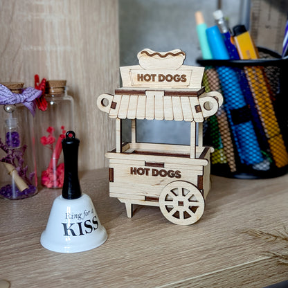 Hot Dog Cart Ornament & Miniature