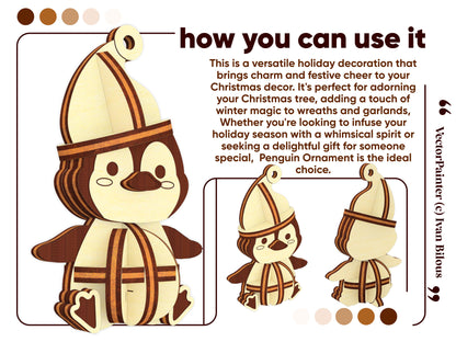 Penguin Christmas Ornament