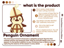 Load image into Gallery viewer, Penguin Christmas Ornament
