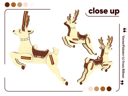 Reindeer Christmas Ornament