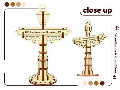 Custom Road Sign Ornament