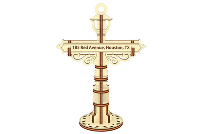 Custom Road Sign Ornament