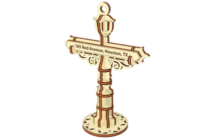 Custom Road Sign Ornament