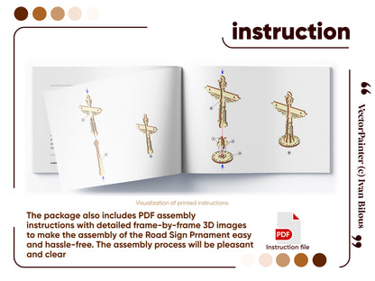 Custom Road Sign Ornament