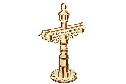 Custom Road Sign Ornament