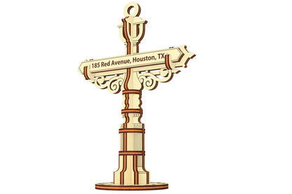 Custom Road Sign Ornament