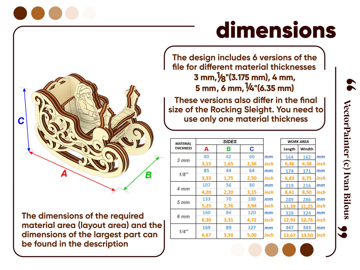 Rocking Sleigh with Santa Claus