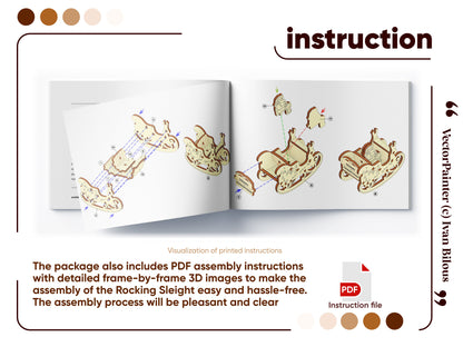 Rocking Sleigh with Santa Claus