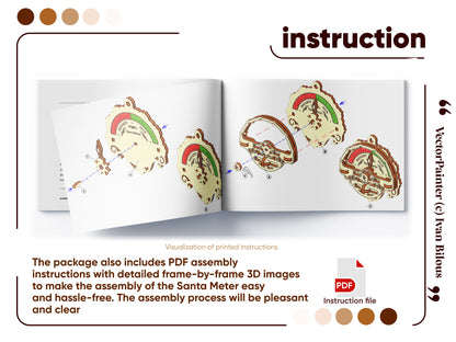 Naughty or Nice Santa Meter Ornament - A Fun Way to Gauge Your Holiday Spirit