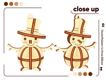 Load image into Gallery viewer, Snowman Christmas Ornament
