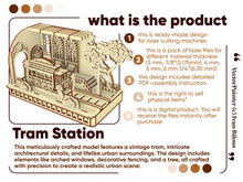 Load image into Gallery viewer, Japanese Tram Station Diorama
