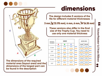 Trophy Cup - Award Prize