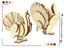 Load image into Gallery viewer, Turkey Bird Ornament
