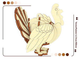 Turkey Bird Ornament