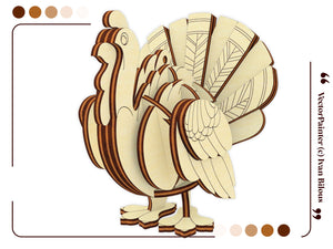 Turkey Bird Ornament