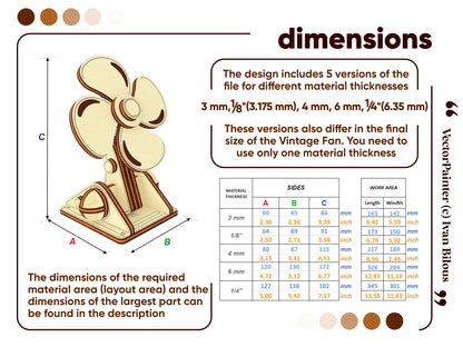 Vintage Fan Miniature