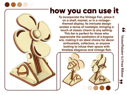 Vintage Fan Miniature