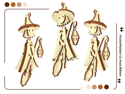 Halloween Witch Ornament