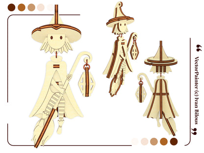 Halloween Witch Ornament