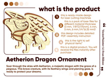 Load image into Gallery viewer, Aetherion - Dragon Ornament
