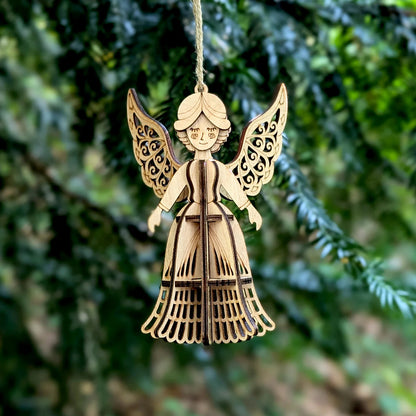 8 Angel & Fairy Ornaments - Laser Cut Bundle