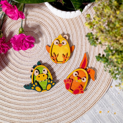 Layered Animal Ornaments