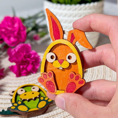 Layered Animal Ornaments