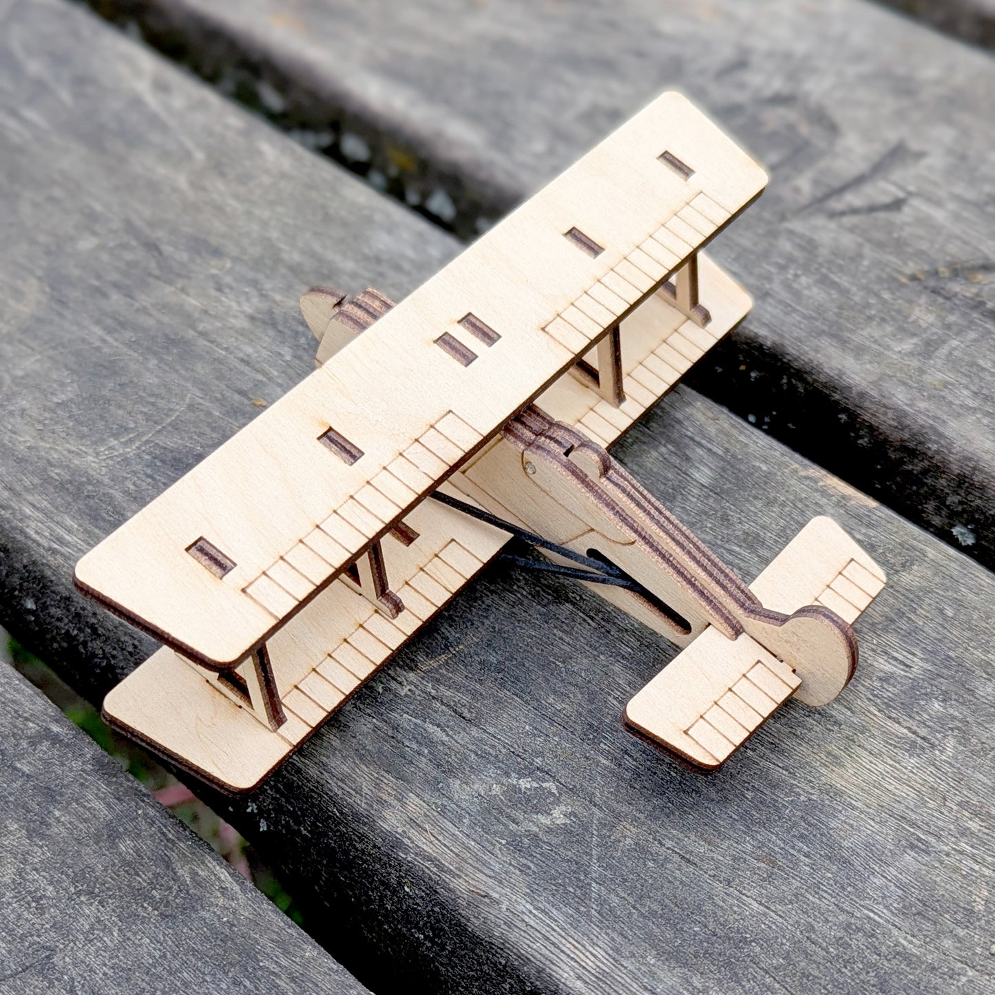 Shooting arrows Biplane