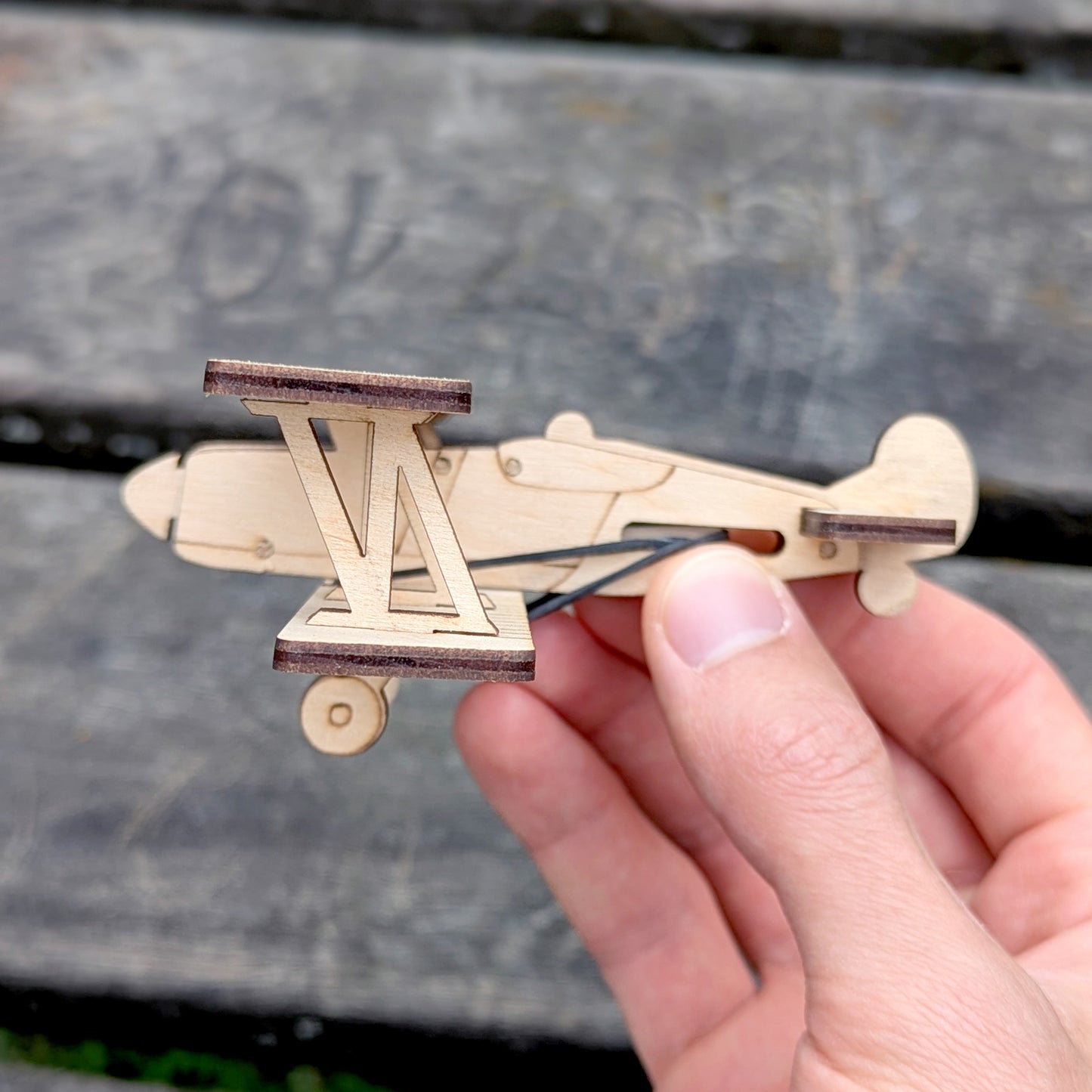 Shooting arrows Biplane