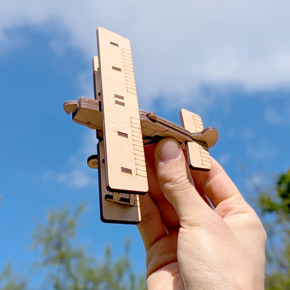 Shooting arrows Biplane