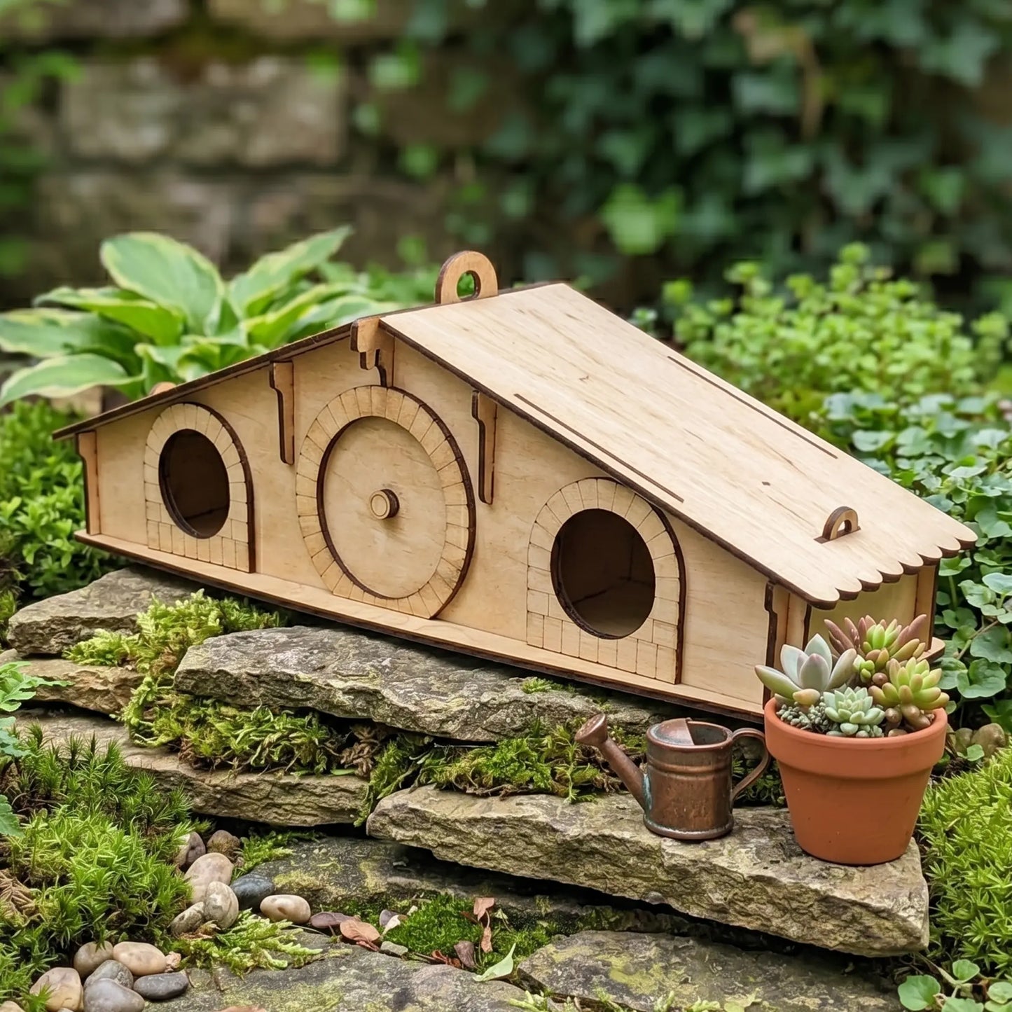 Nesting box Birdhouse - Laser Cut File SVG & DXF
