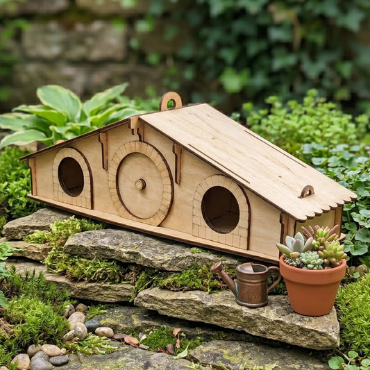 Nesting box Birdhouse - Laser Cut File SVG & DXF
