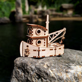 Fishing Boat Ship - Laser Cut File SVG & DXF