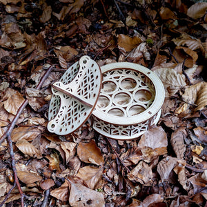 Patterned Round Box