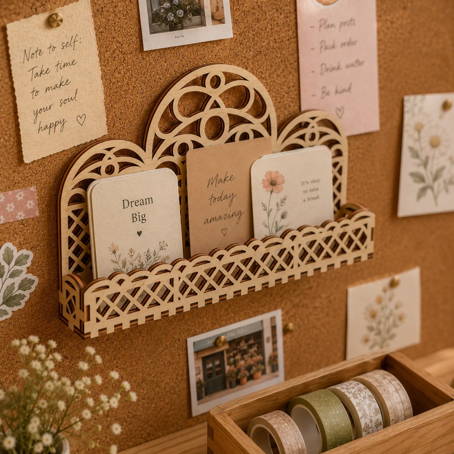 Card Display Stand Laser Cut File