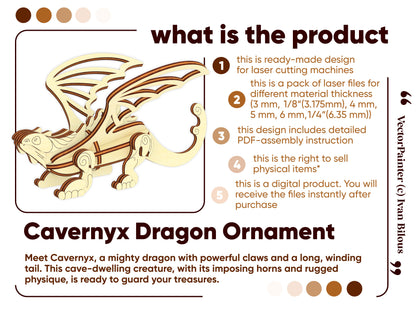 Cavernyx - Dragon Ornament