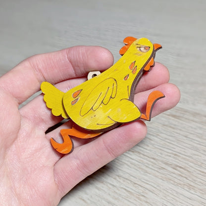Easter Chicken Ornament - Set of 5 Hens