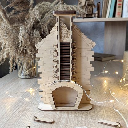 Countdown Advent Calendar - Fireplace with chimney