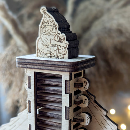 Countdown Advent Calendar - Fireplace with chimney
