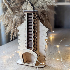Countdown Advent Calendar - Fireplace with chimney