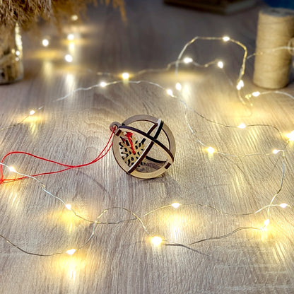 Christmas tree Ornaments - Snowflake in the Ball