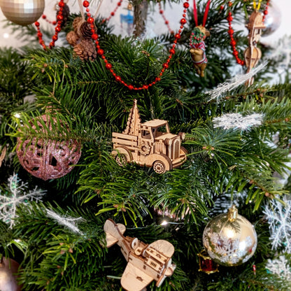 Christmas Truck Train Letters