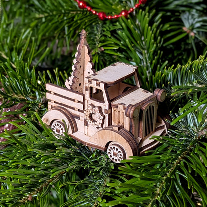 Christmas Truck Train Letters