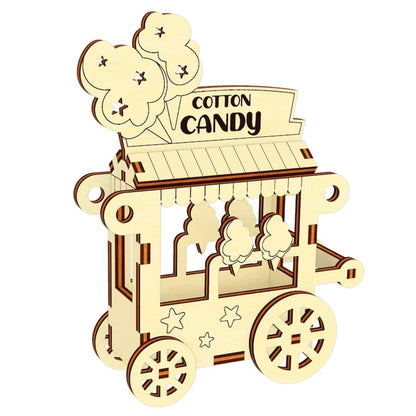 Cotton Candy Cart Ornament & Miniature