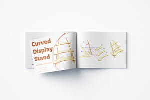 Curved shape Display Stand