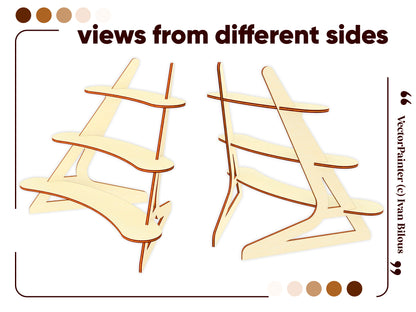 Curved shape Display Stand