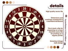 Load image into Gallery viewer, Detailed image of the dartboard outer ring and segment dividers
