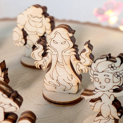 12 Fantasy Tabletop Characters Bundle - Laser Cut Files SVG & DXF