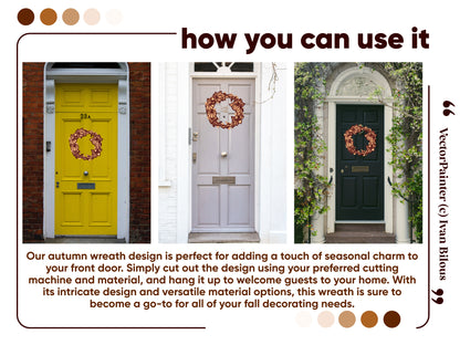 Autumn Pumpkin Wreath